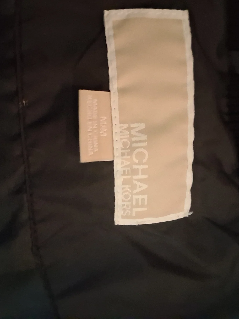 Michael Kors Black Quilted Long Puffer Coat